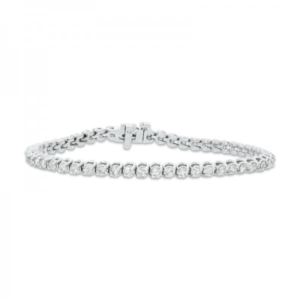4 CT TW Diamond Tennis Bracelet in 10K White Gold